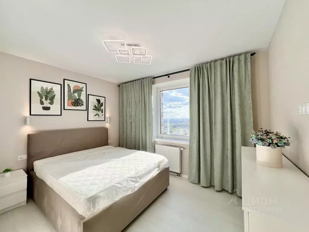 2-к кв. Татарстан, Казань Бухарская ул., 32к1 (56.2 м) - Фото 1