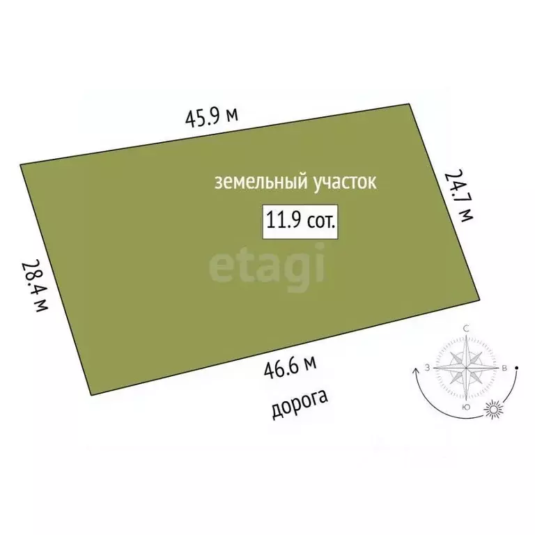 Участок в Свердловская область, Сысертский муниципальный округ, Колос ... - Фото 2