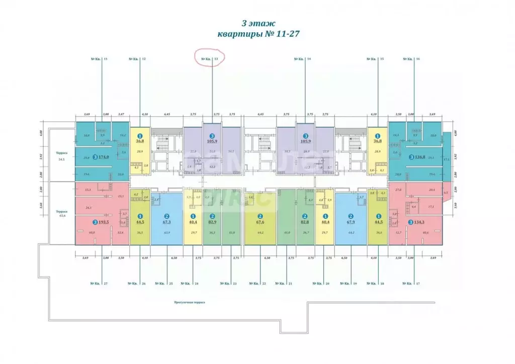 3-к кв. Краснодарский край, Геленджик ул. Мира, 40 (105.9 м) - Фото 1
