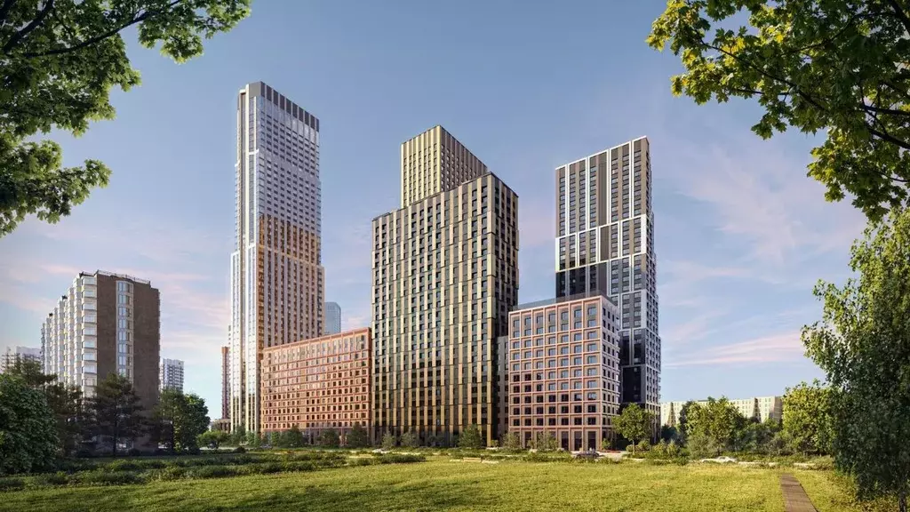 Студия Москва Левел Мичуринский жилой комплекс, к12 (21.1 м) - Фото 1