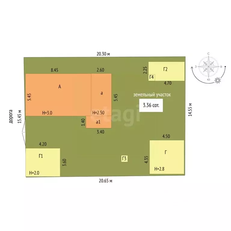 Дом в Омская область, Омск проезд 2-й Краснопахарский, 40 (56 м) - Фото 2