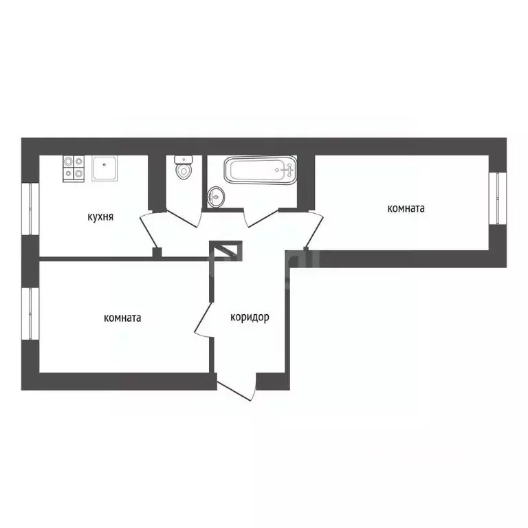 2-к кв. Воронежская область, Воронеж Кольцовская ул., 82 (54.8 м) - Фото 2