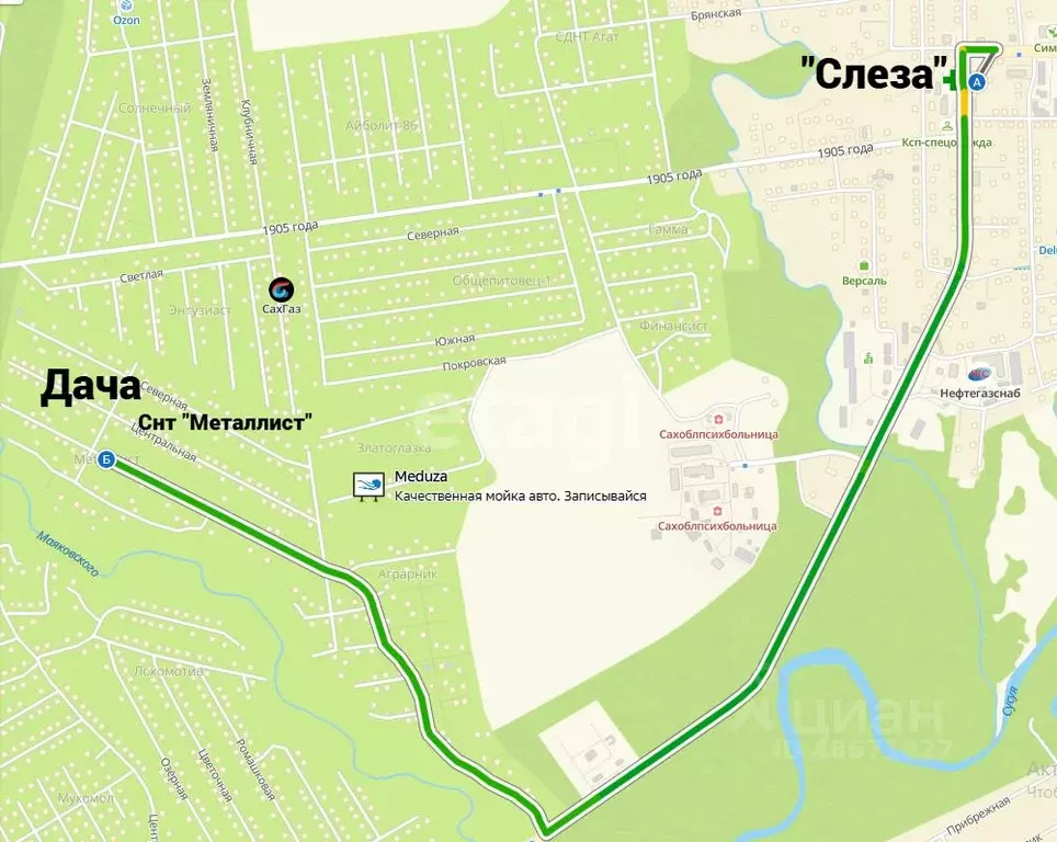 Дом в Сахалинская область, Южно-Сахалинск Металлист СНТ, ул. ... - Фото 1