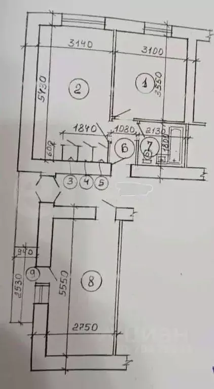3-к кв. Адыгея, Майкоп ул. Димитрова, 18 (48.9 м) - Фото 2