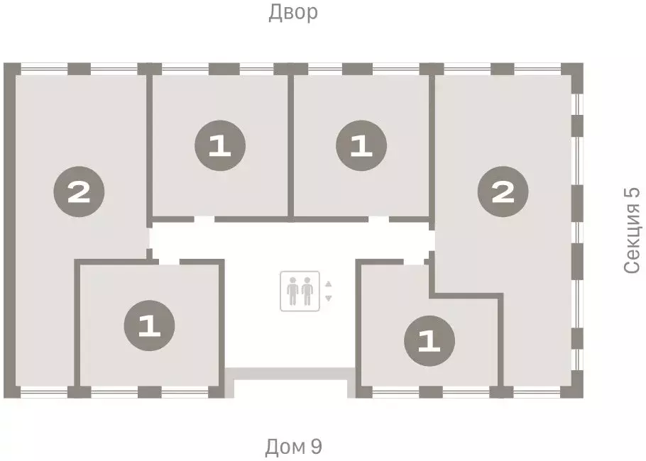 1-комнатная квартира: Тюмень, Причальная улица, 7 (46.35 м) - Фото 1