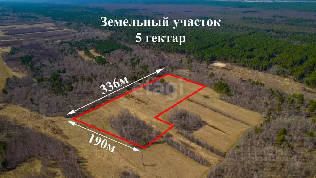 Участок в Томская область, Томский район, с. Кафтанчиково  (500.0 ... - Фото 1