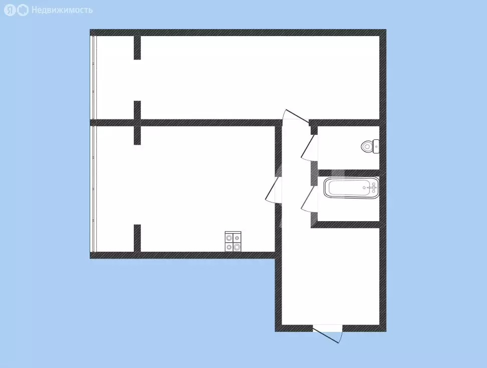 1-комнатная квартира: Черкесск, Октябрьская улица, 9Нк9 (76.6 м) - Фото 1
