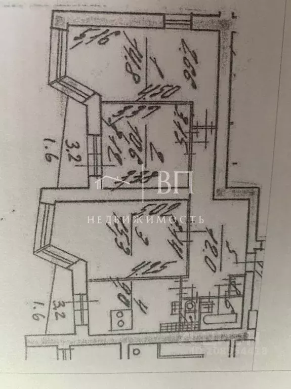 3-к кв. Санкт-Петербург Светлановский просп., 81/21 (66.0 м) - Фото 2