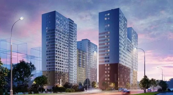 1-к кв. Московская область, Ленинский городской округ, д. Сапроново, ... - Фото 1