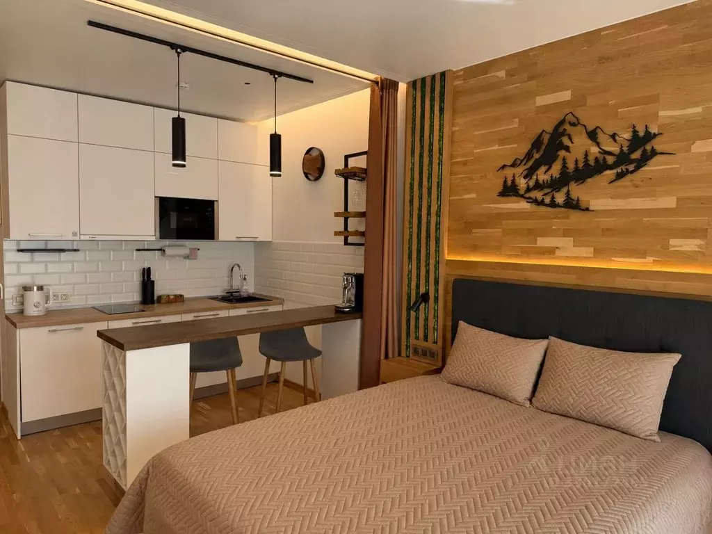 Студия Москва Ходынский бул., 2 (33.0 м) - Фото 1