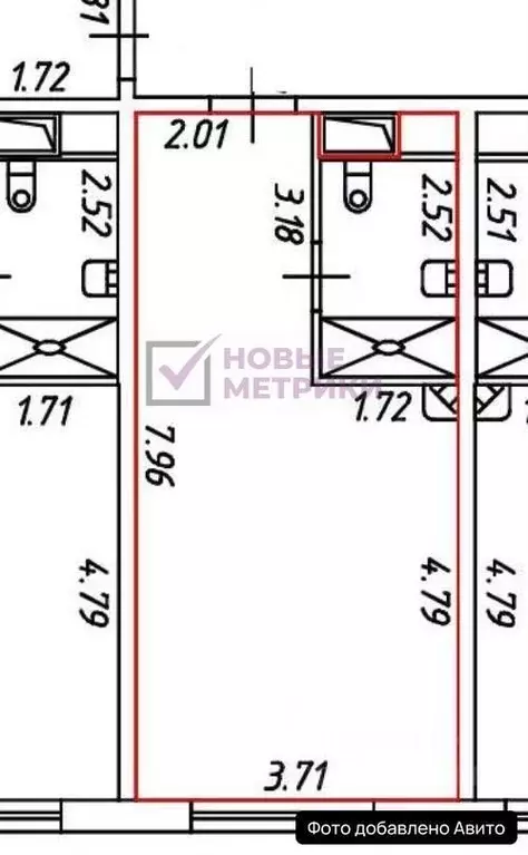 1-к кв. Санкт-Петербург просп. Энергетиков, 8к2 (27.2 м) - Фото 1