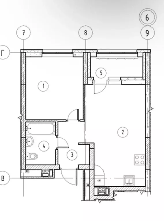 1-к кв. Свердловская область, Екатеринбург Солнечный жилрайон,  (42.0 ... - Фото 2