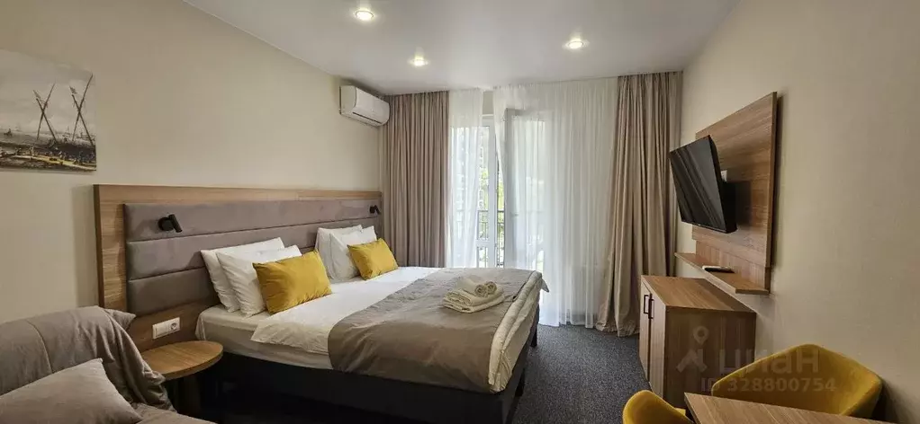 Студия Краснодарский край, Сочи ул. Искры, 88к3 (30.0 м) - Фото 1