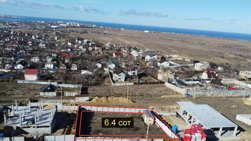 Участок в Севастополь пер. Катальповый, 18 (6.4 сот.) - Фото 1