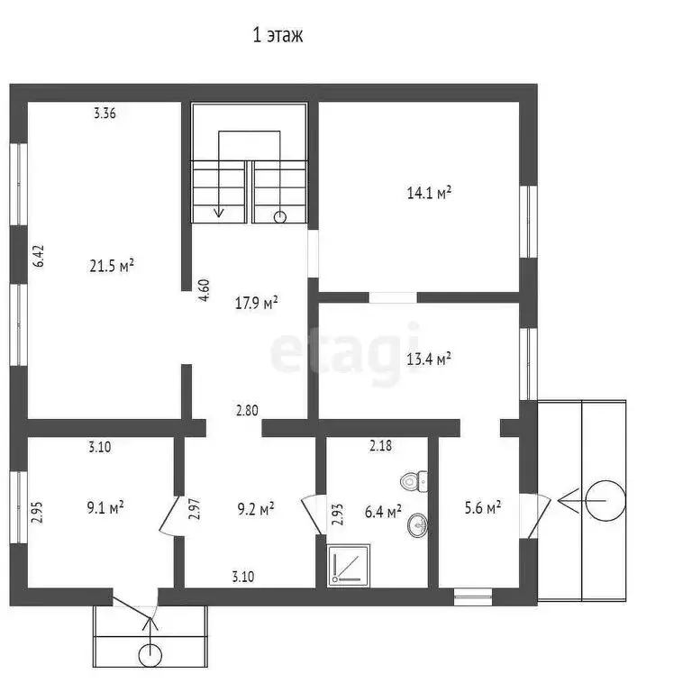 Дом в Заводоуковск, Алтайская улица (160 м) - Фото 2