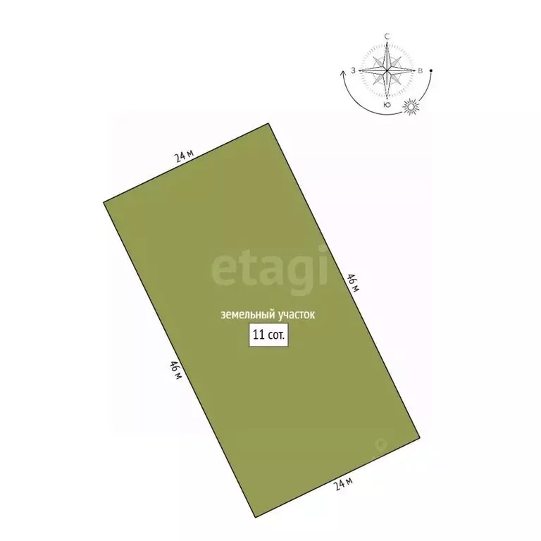 Участок в Амурская область, Благовещенск Игнатьевское ш., 7 (11.0 ... - Фото 2