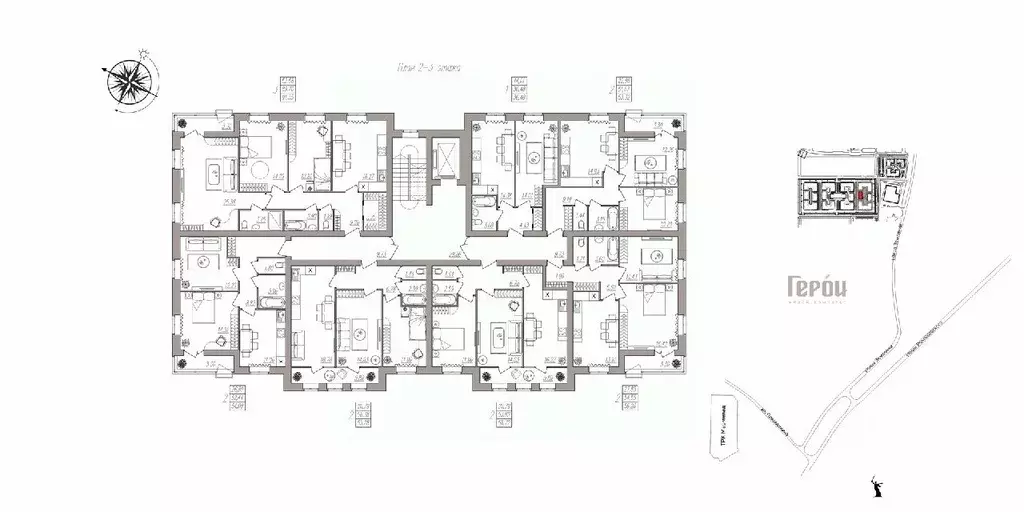 2-к кв. Волгоградская область, Волгоград ул. Землячки, 84/4 (54.09 м) - Фото 1