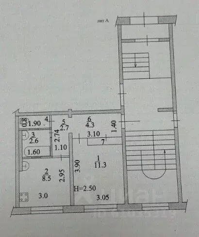 1-к кв. Краснодарский край, Ейск ул. Седина, 46/1 (31.5 м) - Фото 2