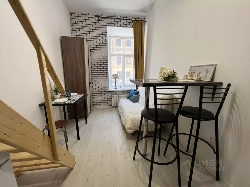 Студия Санкт-Петербург Псковская ул., 5 (27.0 м) - Фото 1