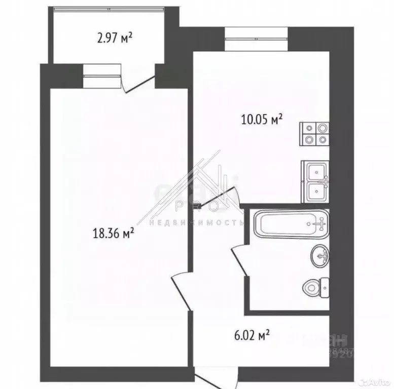 1-к кв. Ярославская область, Ярославль Яковлевская ул., 14 (37.9 м) - Фото 1