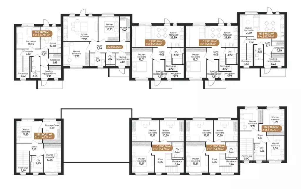 Таунхаус в Ленинградская область, Всеволожск ш. Южное (91 м) - Фото 2