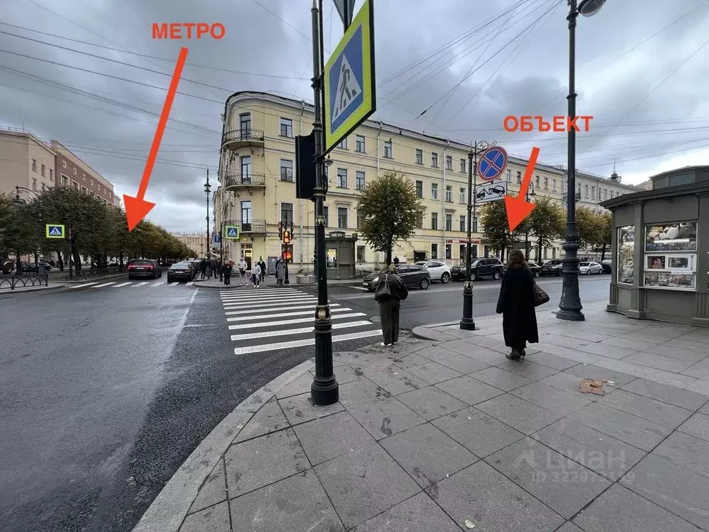 Торговая площадь в Санкт-Петербург ул. Чайковского, 57 (81 м) - Фото 1