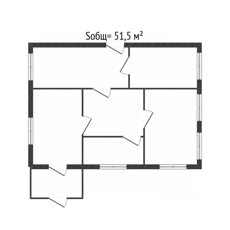 Дом в Брянская область, Брянский район, Свенское с/пос, пос. Пятилетка ... - Фото 2