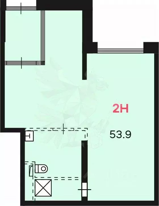 Помещение свободного назначения в Москва Нарвская ул., 5 (54 м) - Фото 2