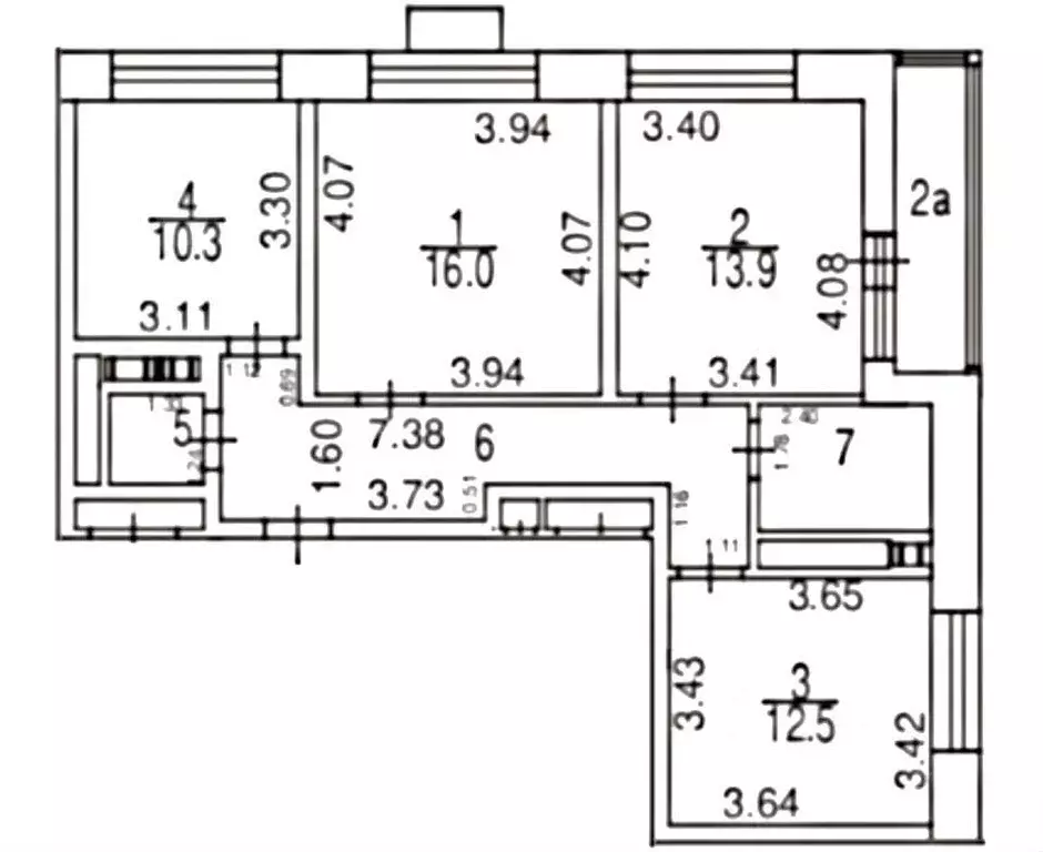 3-к кв. Москва ул. Воейкова, 2 (74.0 м) - Фото 1