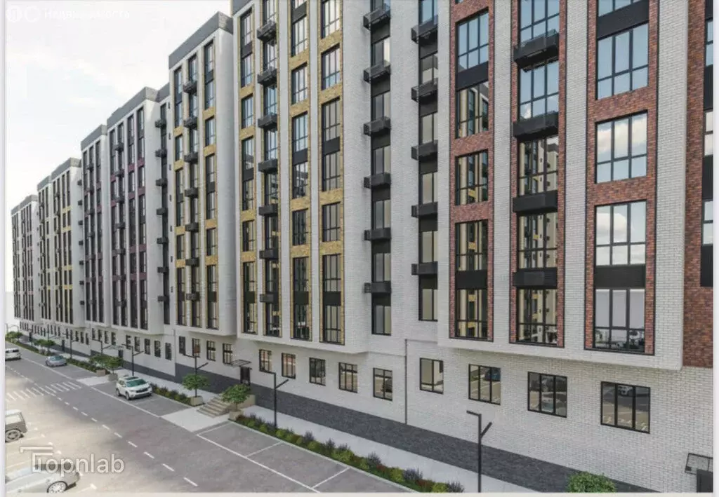 1-комнатная квартира: Нальчик, улица Тарчокова, 127 (46.18 м) - Фото 2