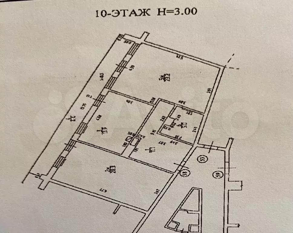 3-к. квартира, 85,5 м, 10/10 эт. - Фото 0