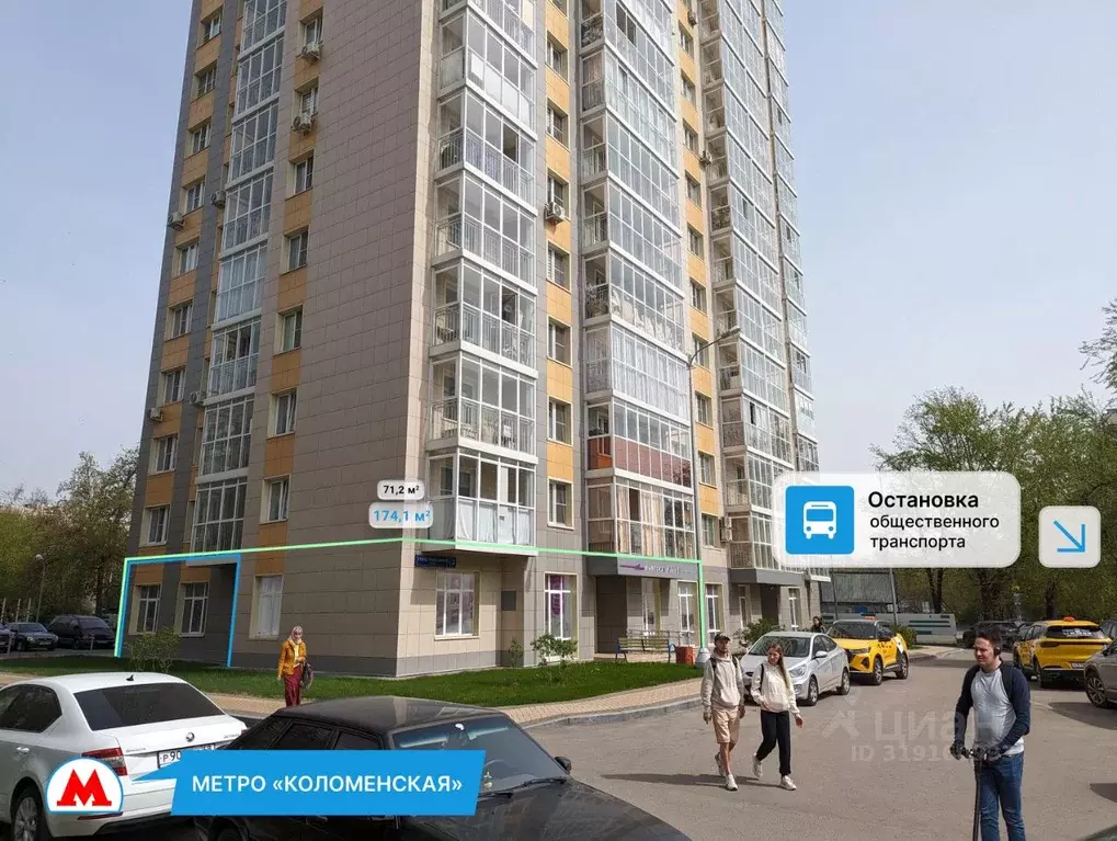 Торговая площадь в Москва Судостроительная ул., 3 (71 м) - Фото 0