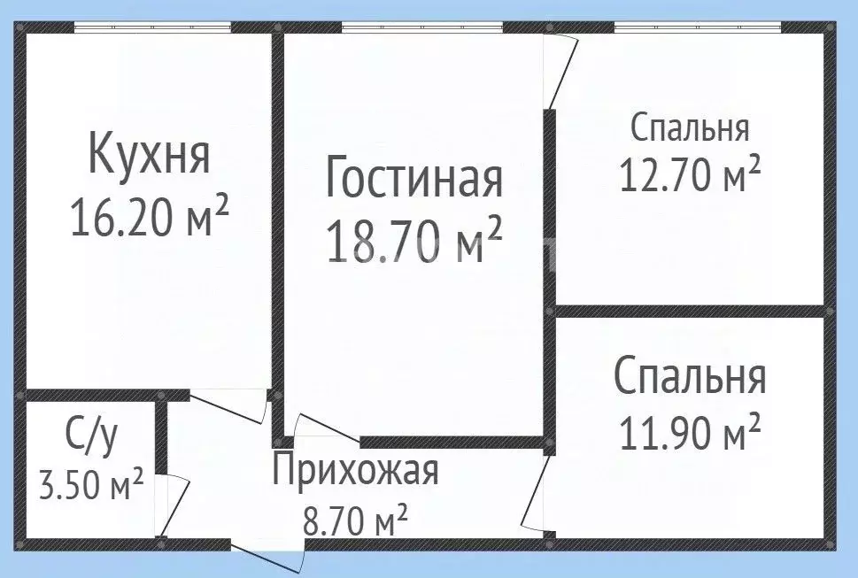 3-к кв. Дагестан, Махачкала ул. Абдулхамида Юсупова, 71к2 (72.0 м) - Фото 2