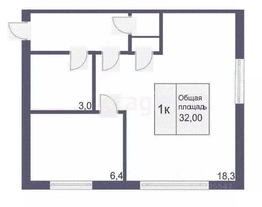 1-к кв. Кемеровская область, Кемерово просп. Ленина, 55б (39.7 м) - Фото 1