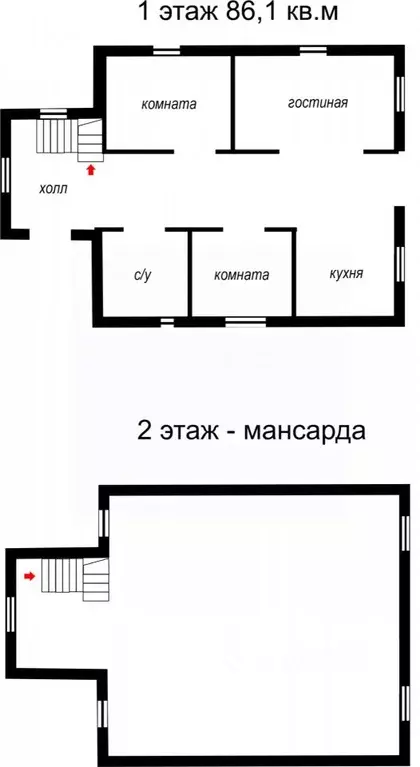 Дом в Рязанская область, с. Захарово ул. Энергетиков (150 м) - Фото 2