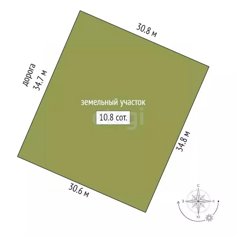 Участок в Тюменская область, Тюменский муниципальный округ, д. ... - Фото 2