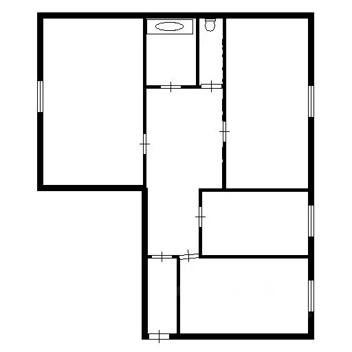 3-к кв. Краснодарский край, Краснодар Юбилейный мкр, ул. 70-летия ... - Фото 2