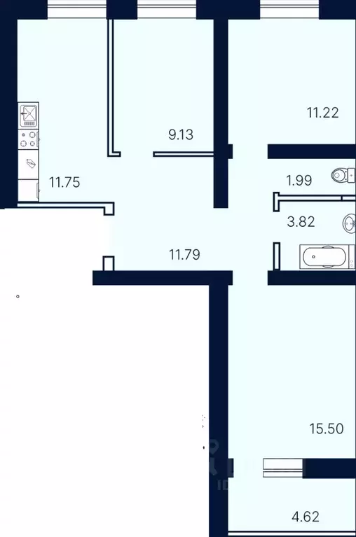 3-к кв. Саратовская область, Саратов Солнечный-2 жилрайон, Сияй-город ... - Фото 1