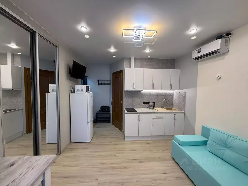 Студия Приморский край, Владивосток ул. Нейбута, 2Ак3 (28.0 м) - Фото 2