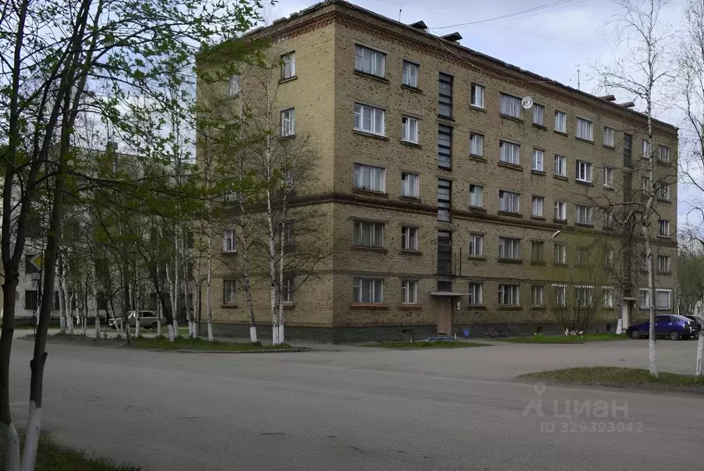 Свободной планировки кв. Коми, Инта ул. Мира, 11 (40.6 м) - Фото 2