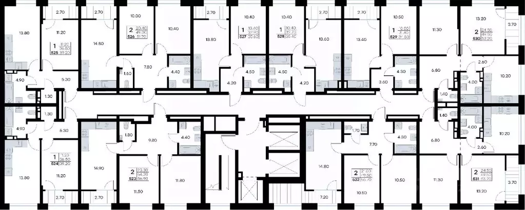 2-к кв. Приморский край, Владивосток ул. Нейбута, 135 (53.2 м) - Фото 1
