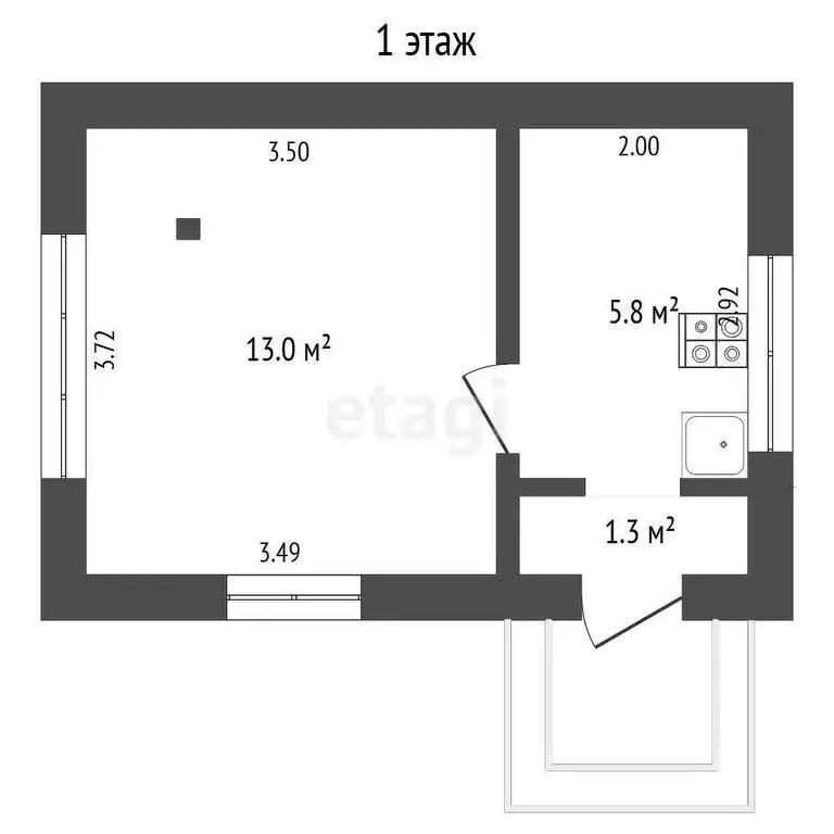Дом в Ближнее, Озёрный переулок, 15 (43.1 м) - Фото 2