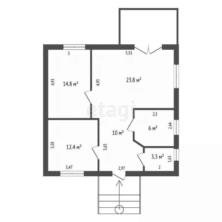 Дом в Красноярский край, Ачинск Заречье СНТ, 19 (73 м) - Фото 1
