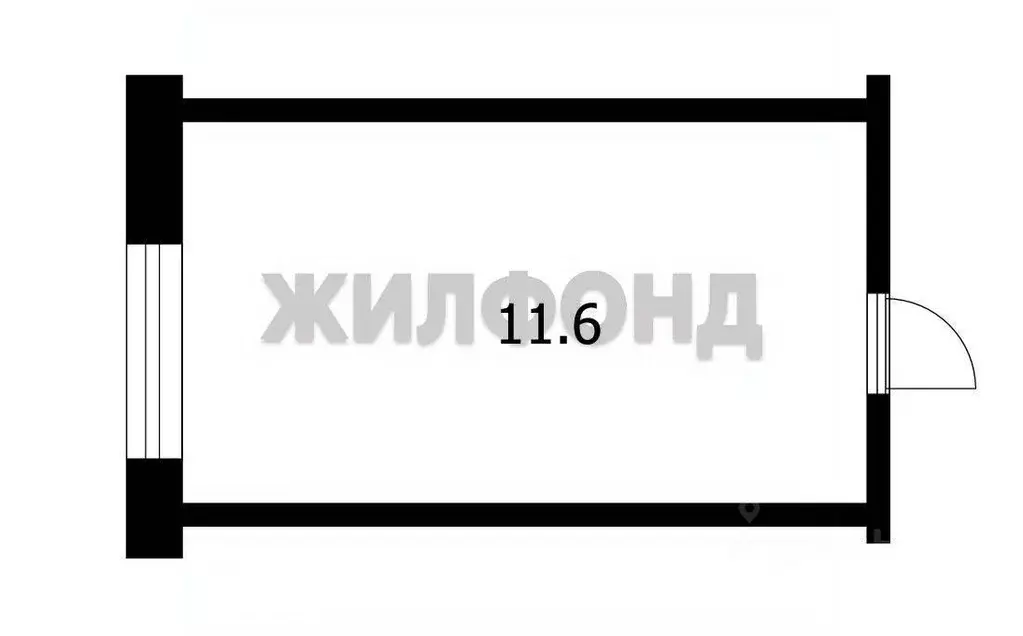 Комната Новосибирская область, Новосибирск Станционная ул., 50 (11.6 ... - Фото 1