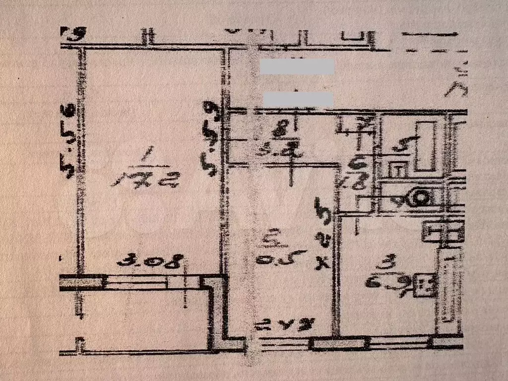 2-к. квартира, 43,4 м, 8/9 эт. - Фото 0