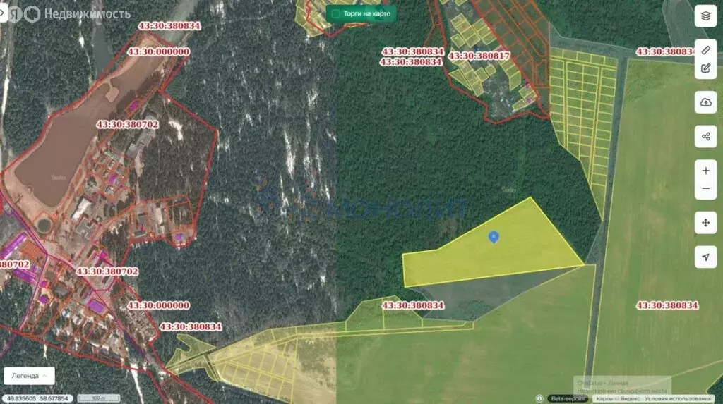 Участок в Бобинское сельское поселение, деревня Митино (510 м) - Фото 2