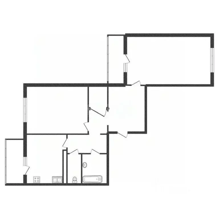 2-к кв. Воронежская область, Воронеж Московский просп., 197 (64.5 м) - Фото 2