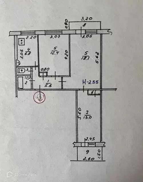 Продаётся 3-к квартира, 63 м - Фото 1
