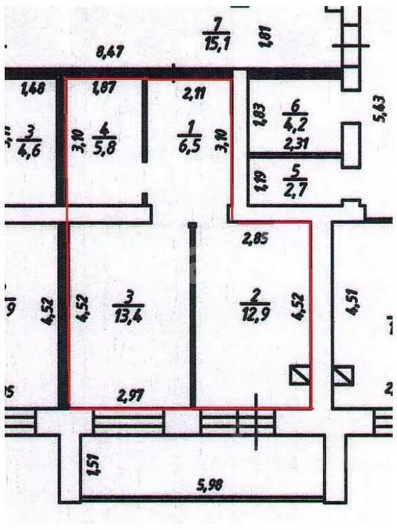 1-к кв. Костромская область, Кострома Самоковская ул., 2А (38.6 м) - Фото 2