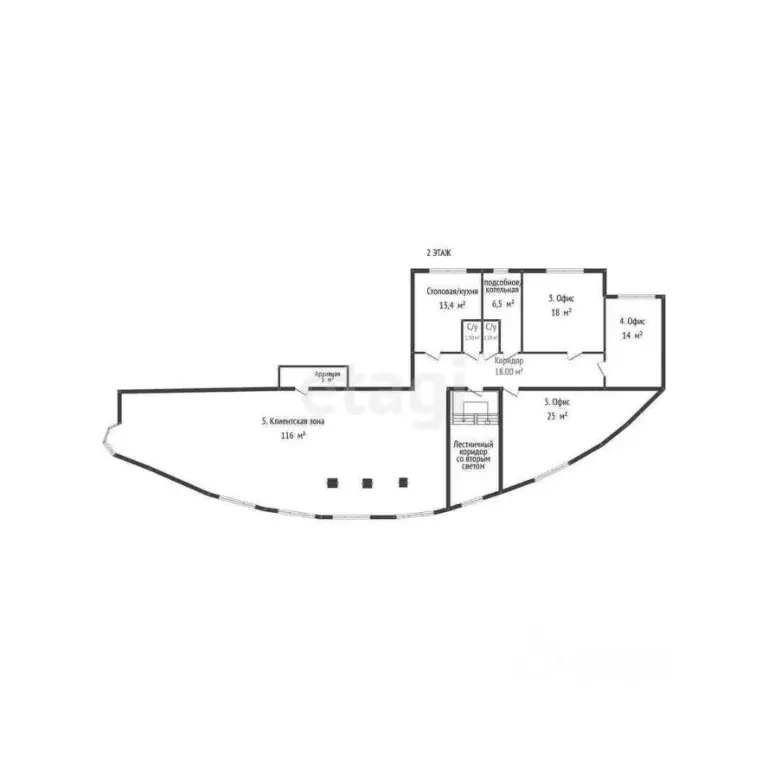 Офис в Краснодарский край, Геленджик ул. Горького, 23 (357 м) - Фото 2